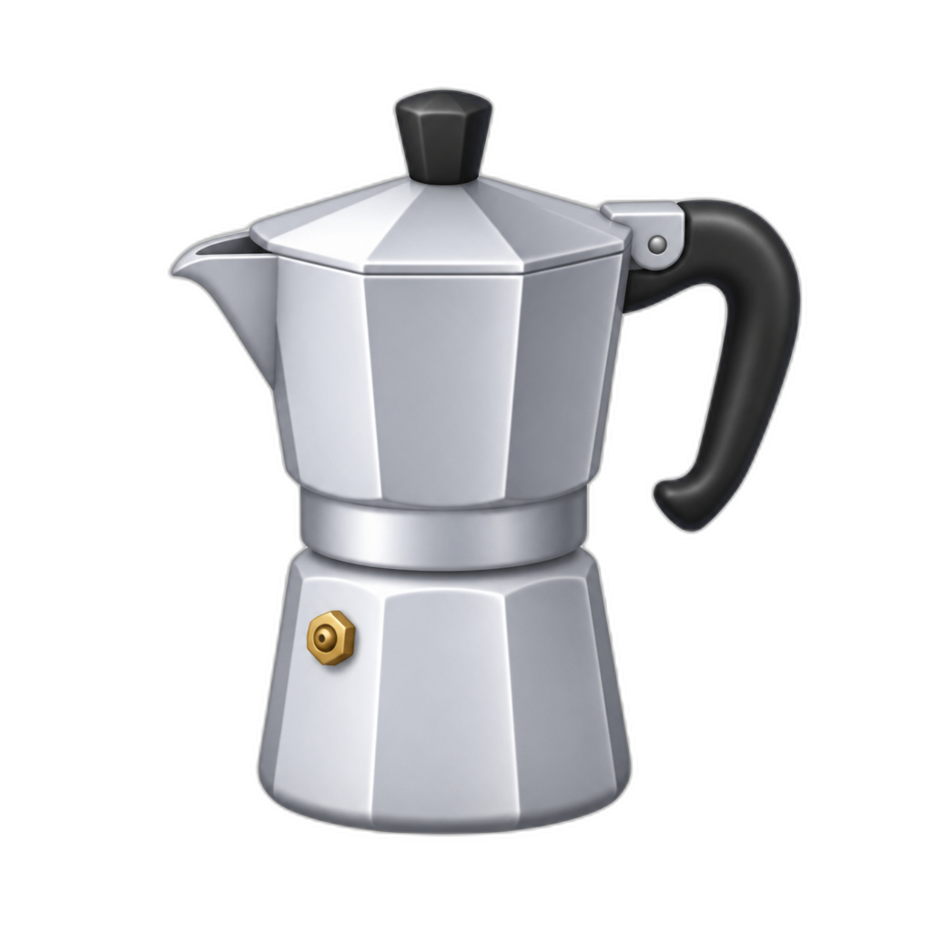 moka coffee maker - AI generated emoji
