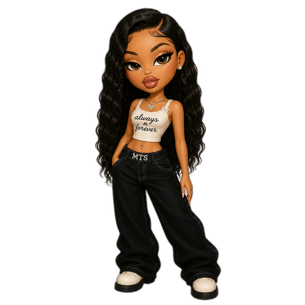 Mariah The Scientist Bratz doll - AI generated emoji