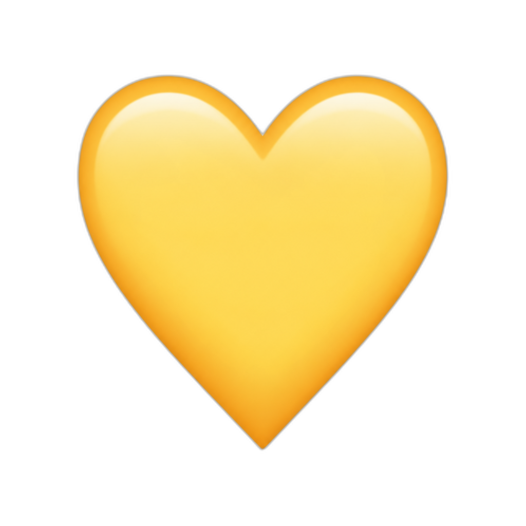 MOUSSE YELLOW - AI generated emoji