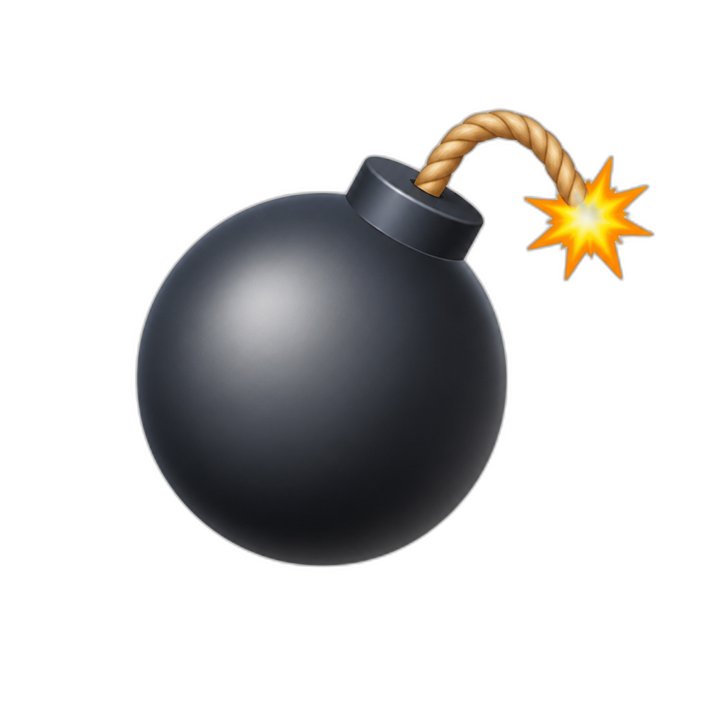 bomb - AI generated emoji