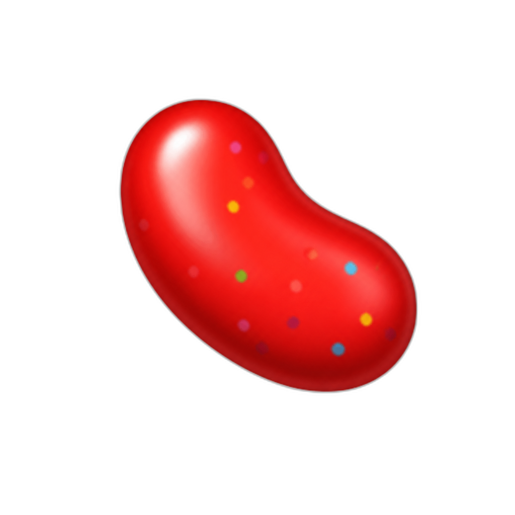 Jelly bean - AI generated emoji