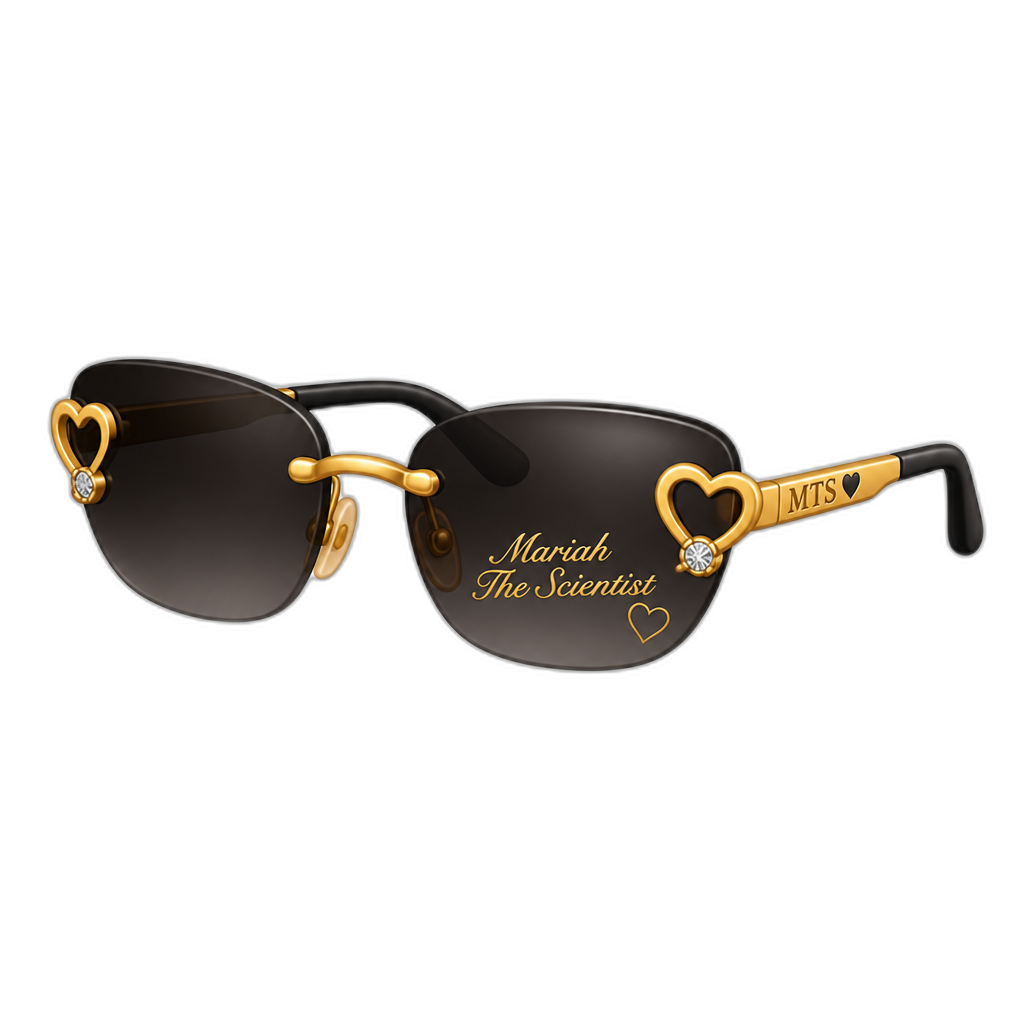 Mariah The Scientist themed sunglasses - AI generated emoji