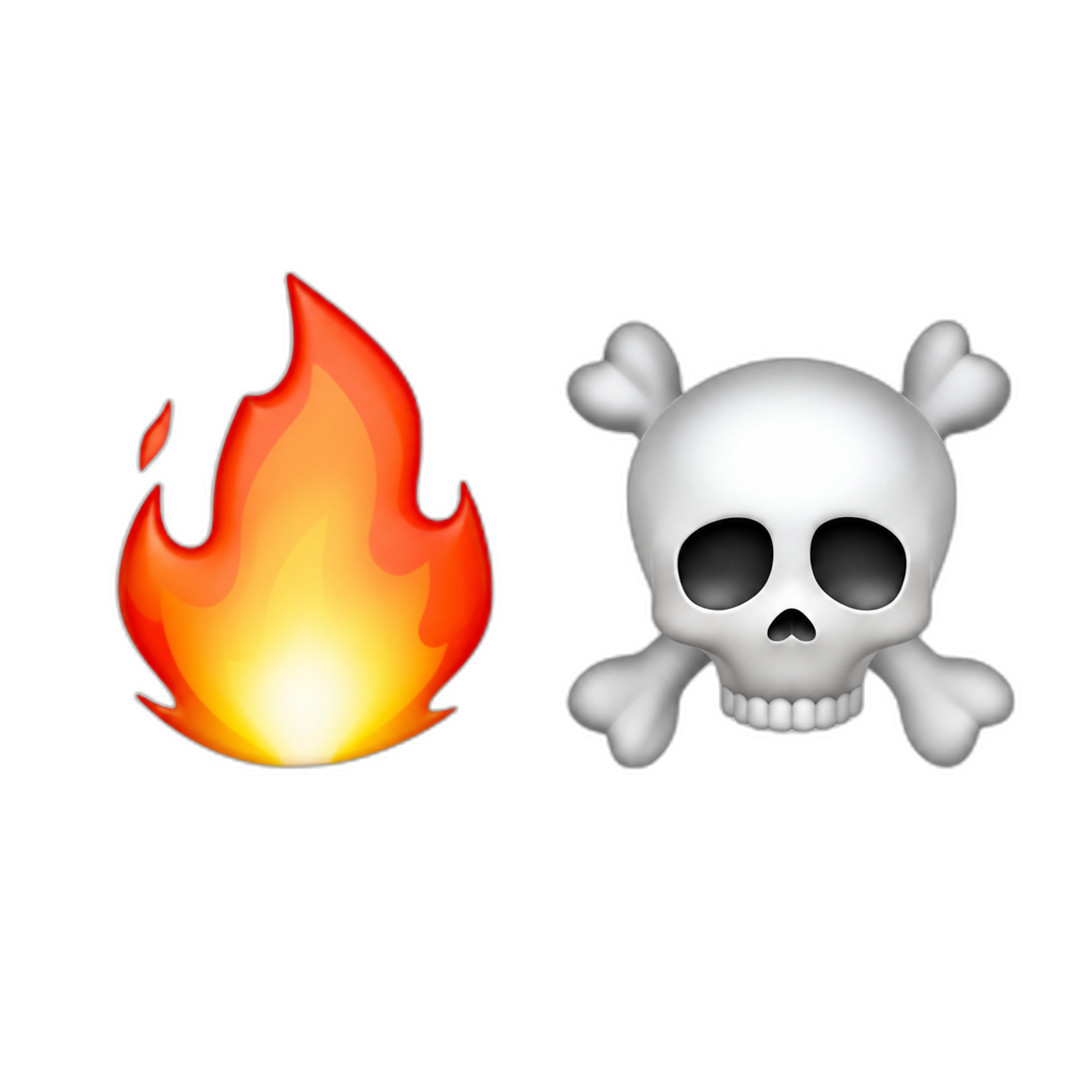🔥☠️ - AI generated emoji