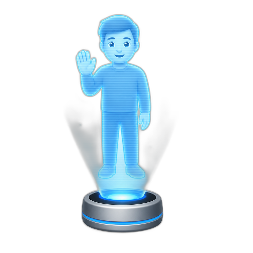 hologram - AI generated emoji