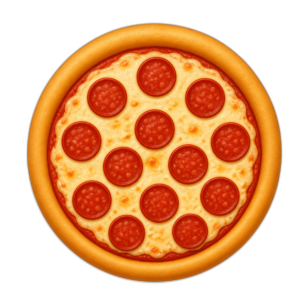 Pepperoni pizza - AI generated emoji