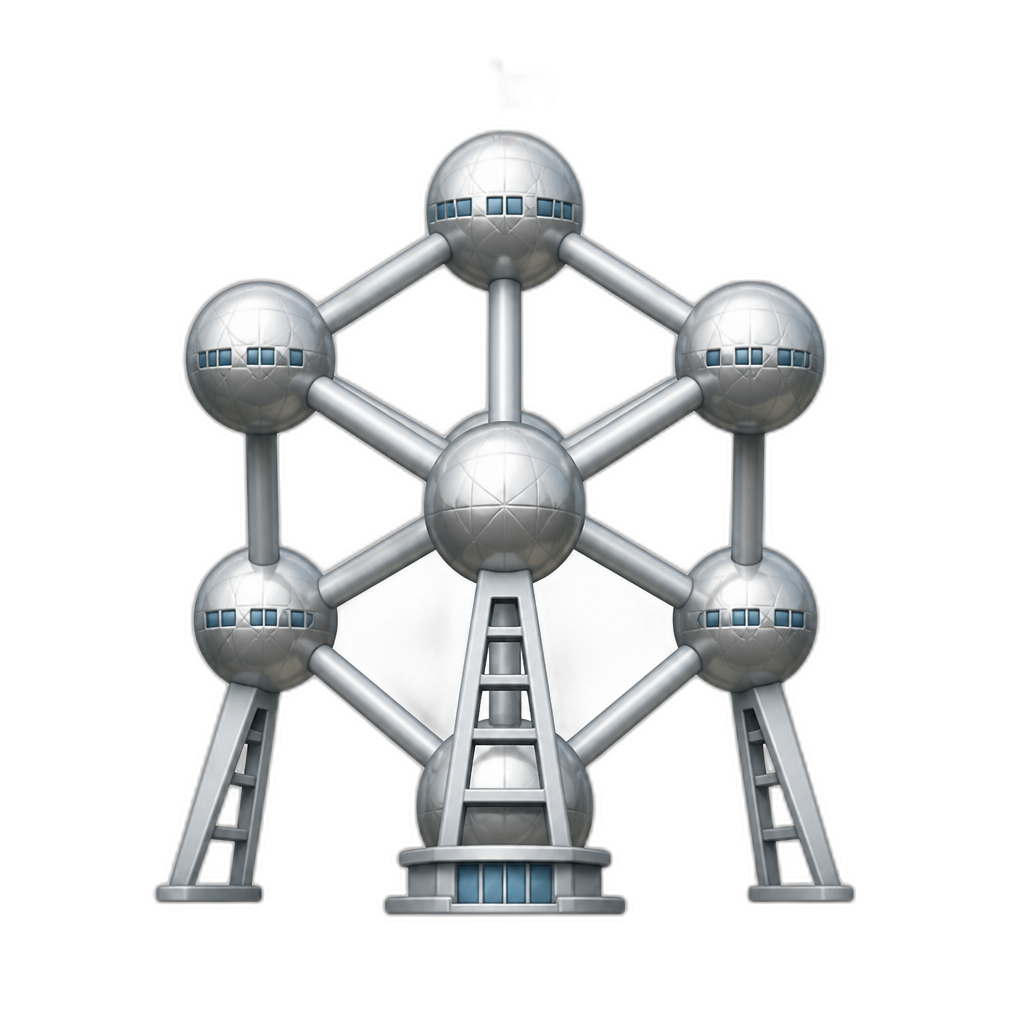 atomium building - AI generated emoji