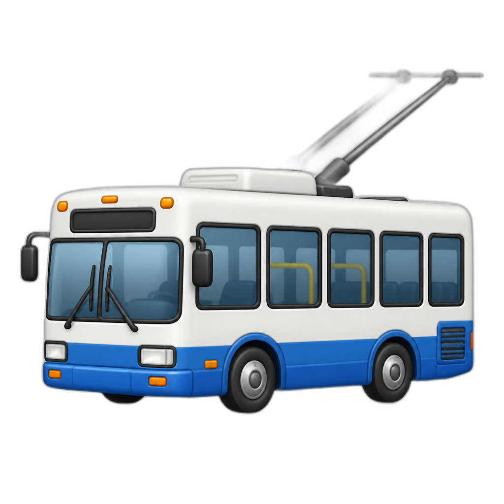TrolleyBus - AI generated emoji
