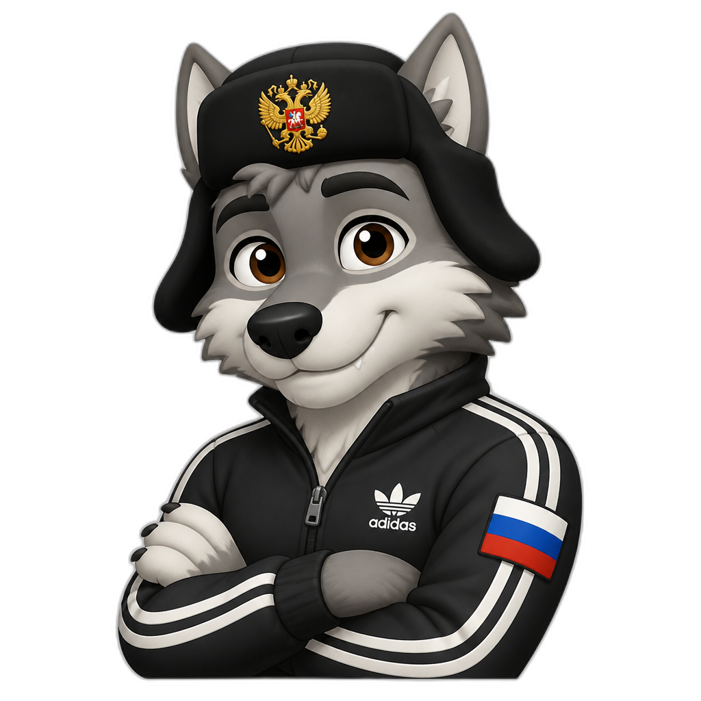 Russian Furry - AI generated emoji