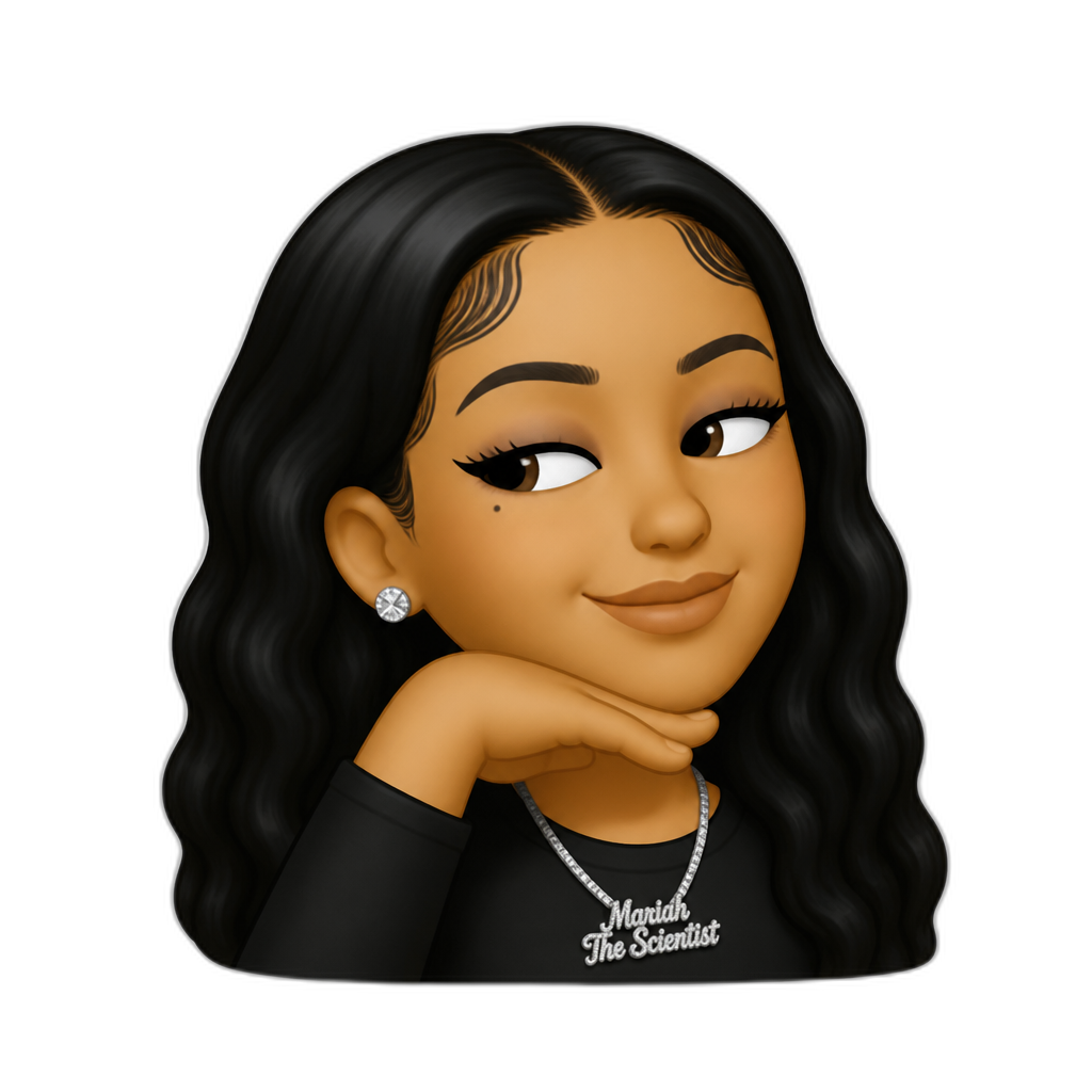 Mariah The Scientist with the Awesome Face meme - AI generated emoji
