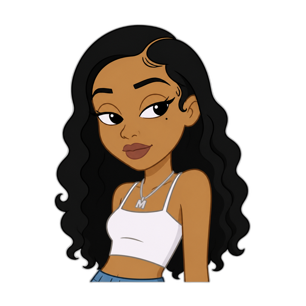 Mariah The Scientist in The Proud Family - AI generated emoji