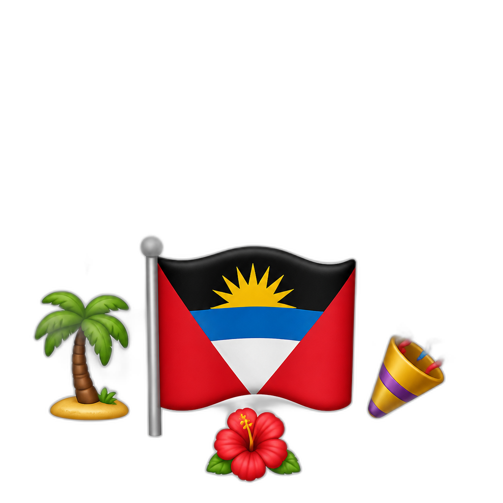 Independence Day in Antigua And Barbuda - AI generated emoji