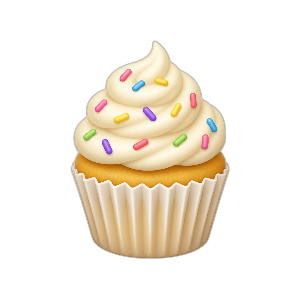 Cupcake - AI generated emoji