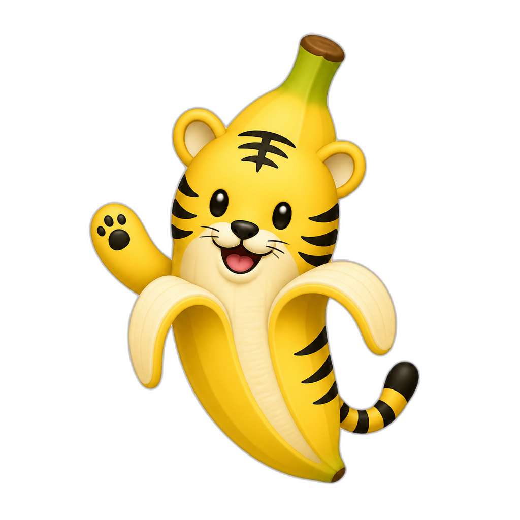 🍌+🐯 - AI generated emoji