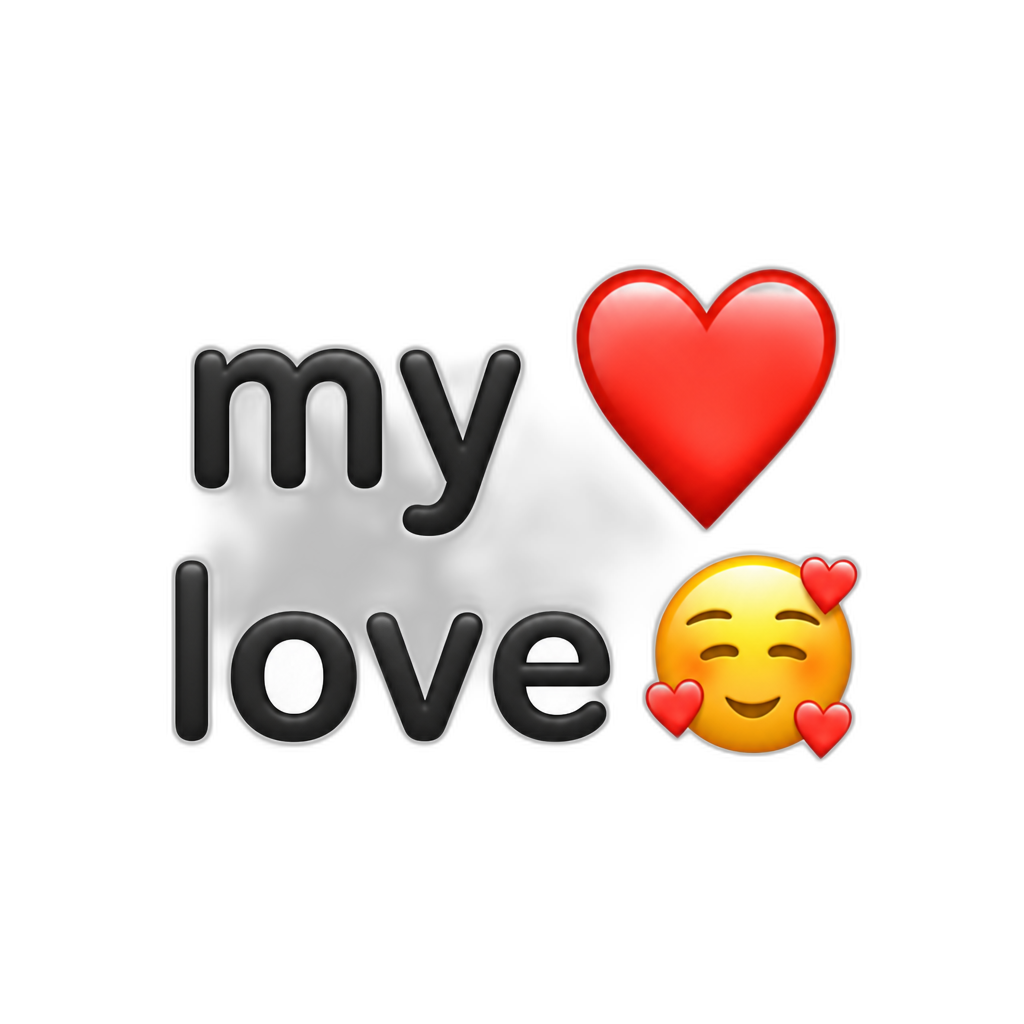 my love - AI generated emoji