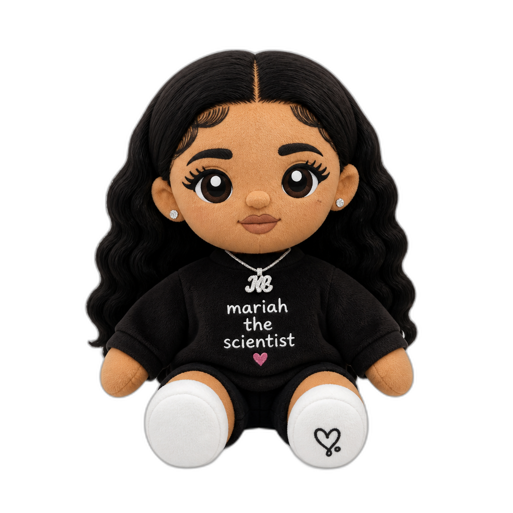 Mariah The Scientist plushie - AI generated emoji