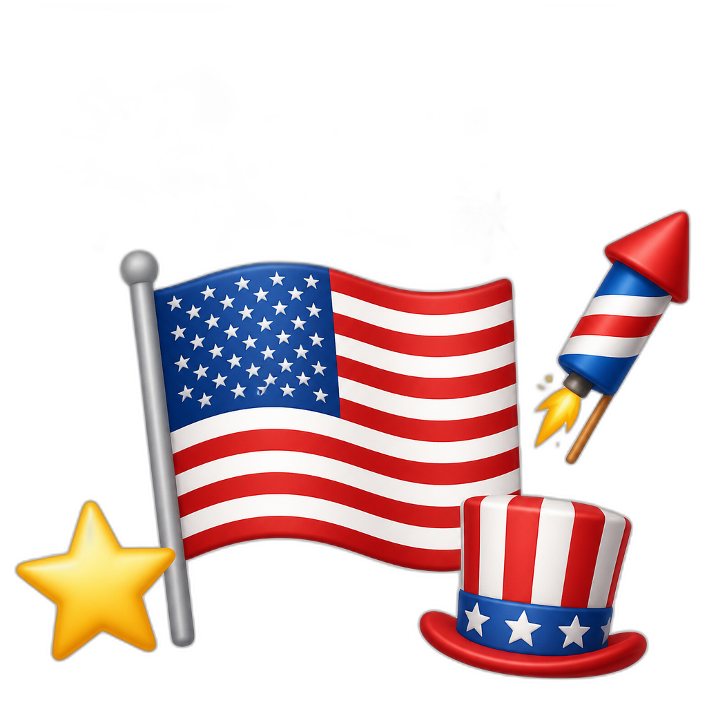 4th of July - AI generated emoji