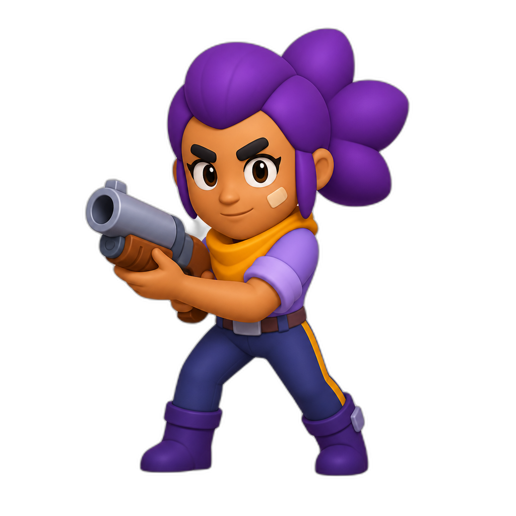brawl stars shely - AI generated emoji