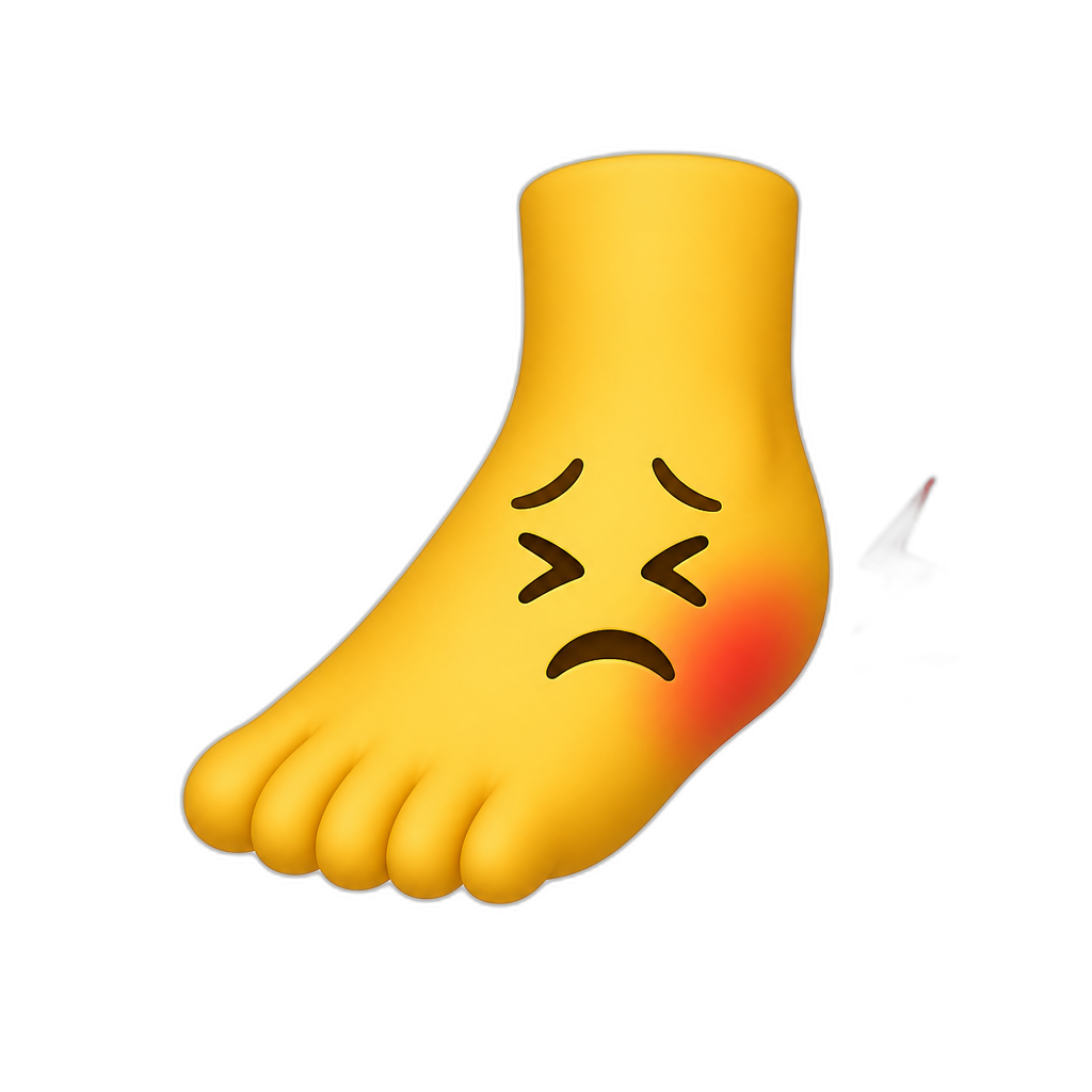 foot hurts - AI generated emoji