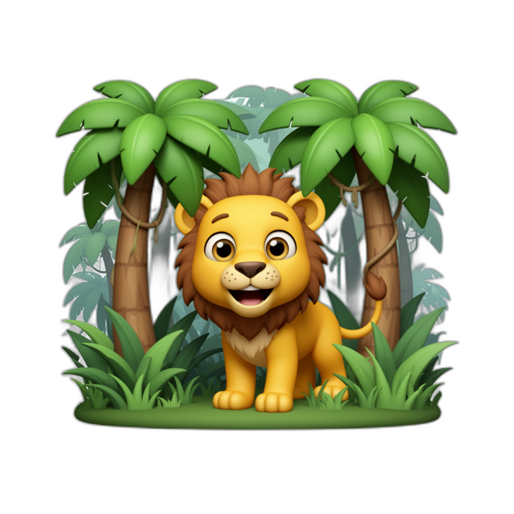 Jungle - AI generated emoji