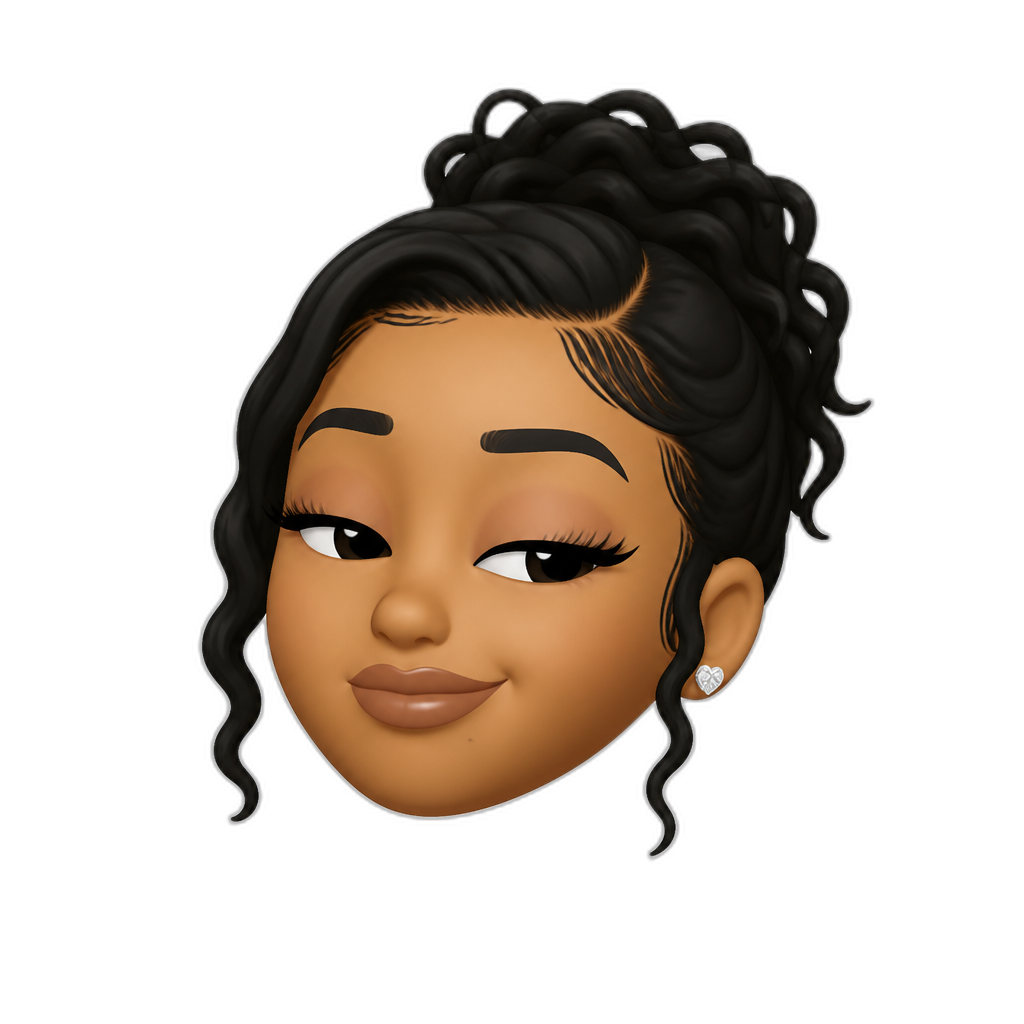 Mariah The Scientist smug face - AI generated emoji