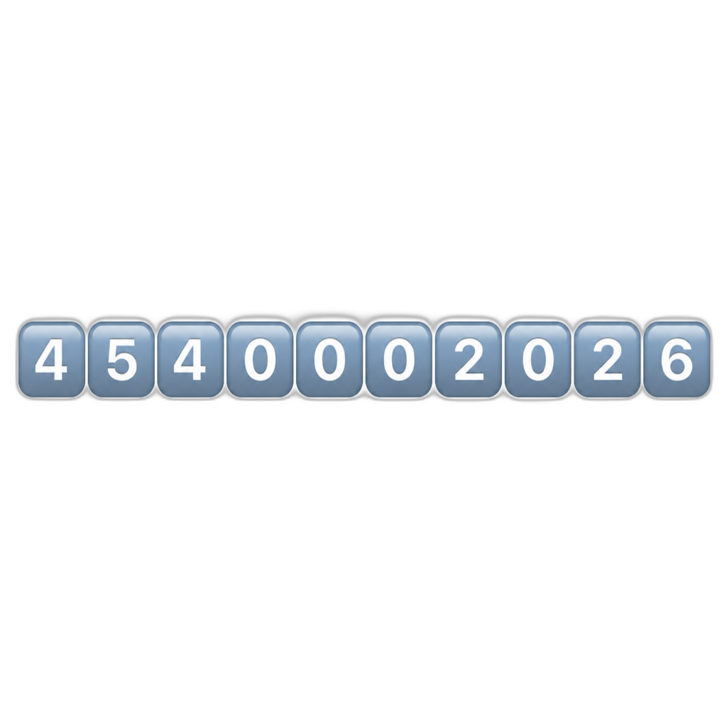 NUMBER 4540002026 - AI generated emoji