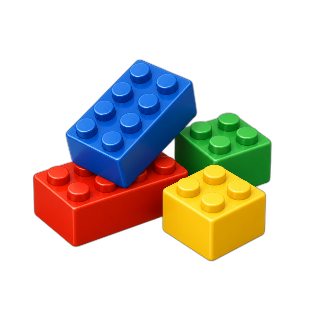 lego pieces - AI generated emoji