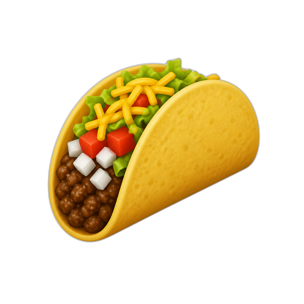 Taco - AI generated emoji