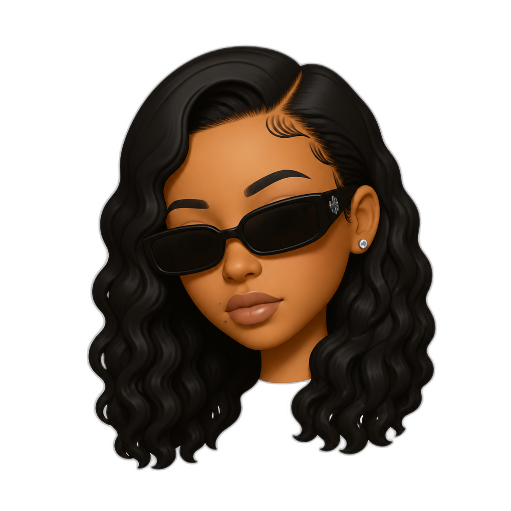 Mariah The Scientist sunglasses - AI generated emoji