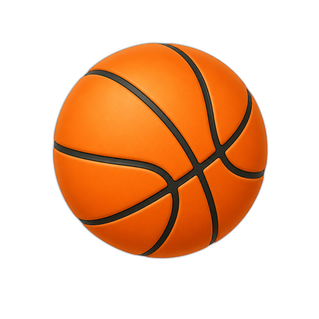 basketball ball - AI generated emoji