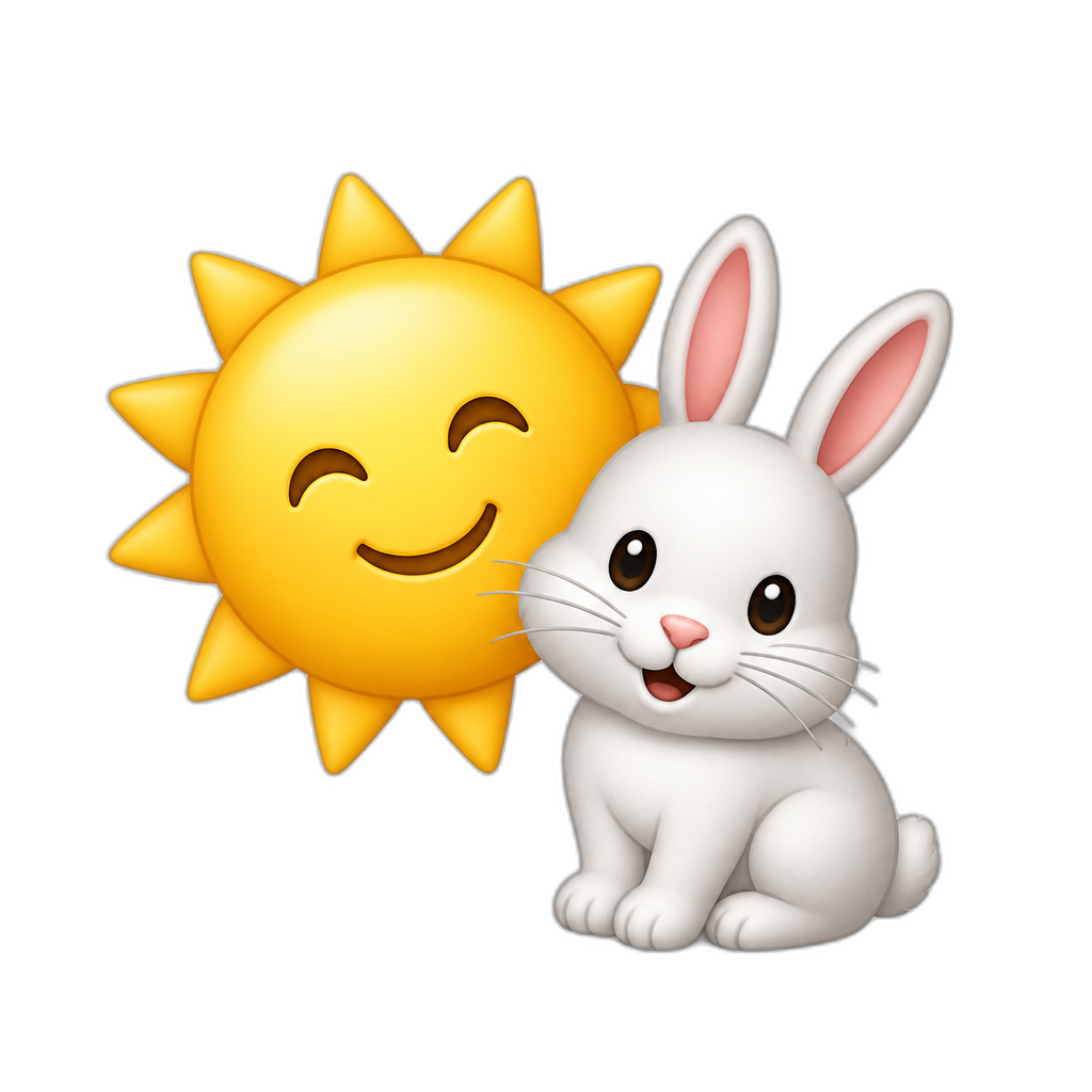 🌞+🐰 - AI generated emoji