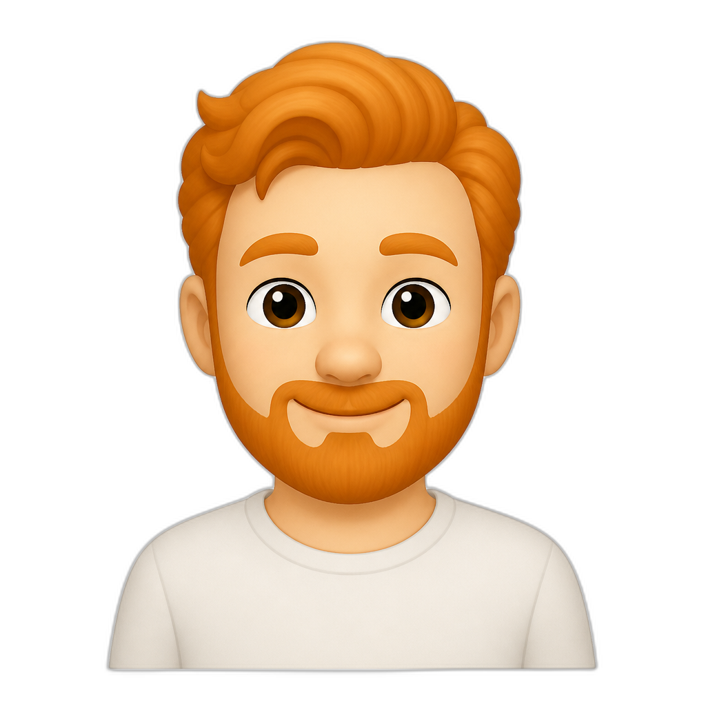 ginger man - AI generated emoji