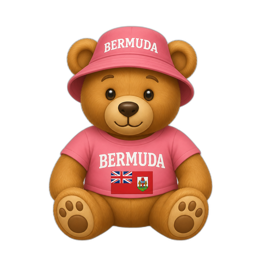 Create a Teddy bear who is a Bermudian - AI generated emoji