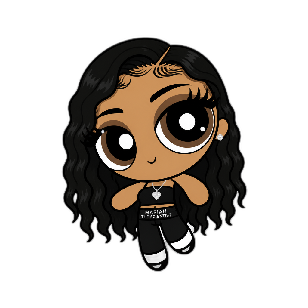 Mariah The Scientist as a Powerpuff Girl - AI generated emoji