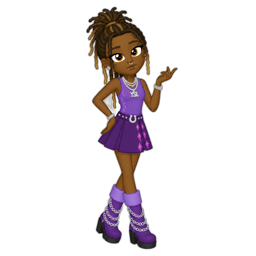 Young Thug in Equestria Girls - AI generated emoji