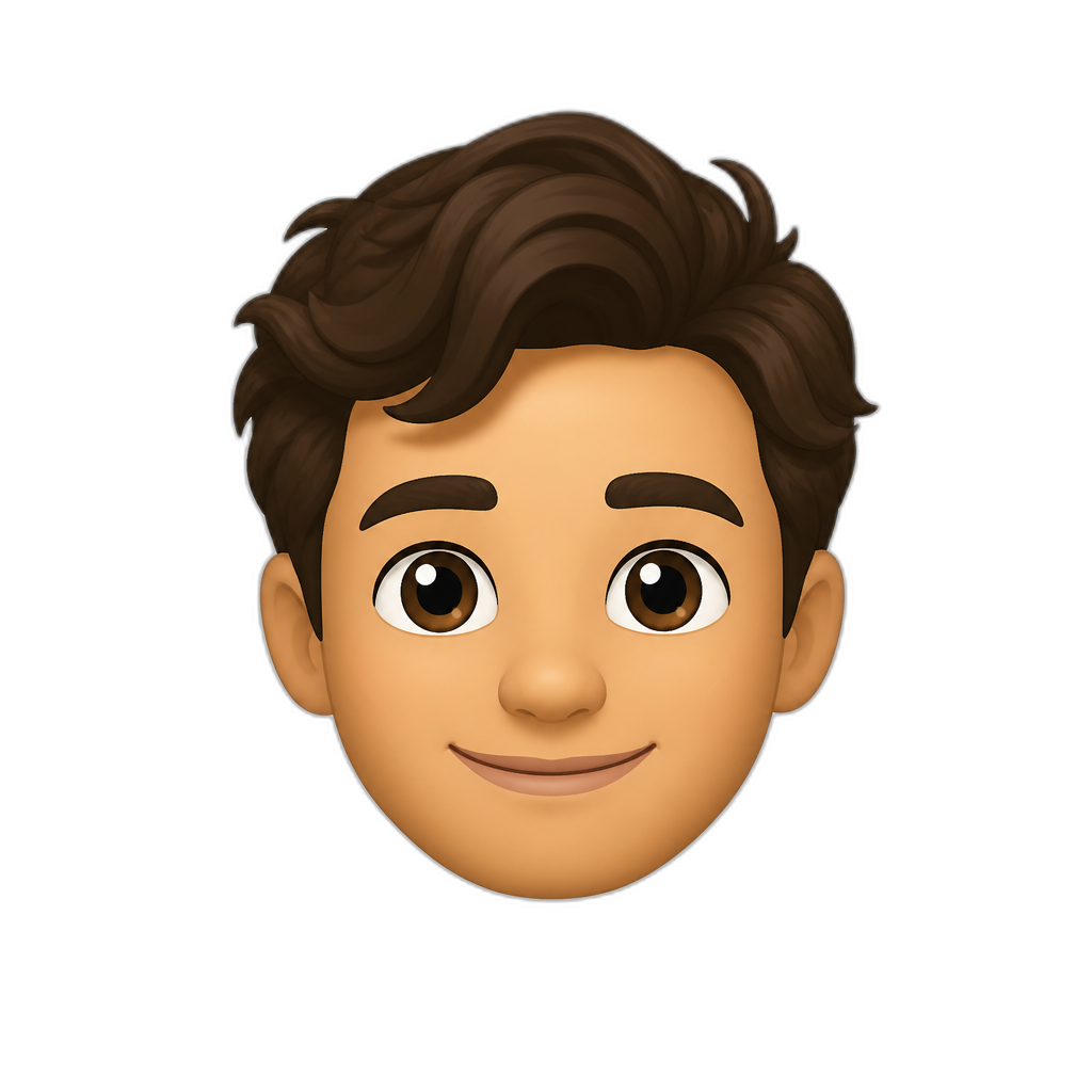 But with hair - AI generated emoji