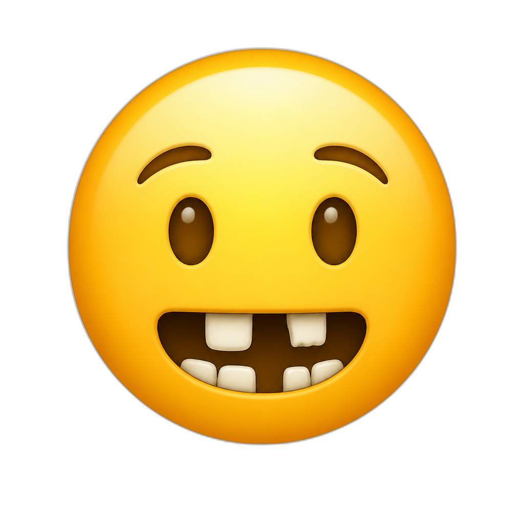 Brokenteeth - AI generated emoji