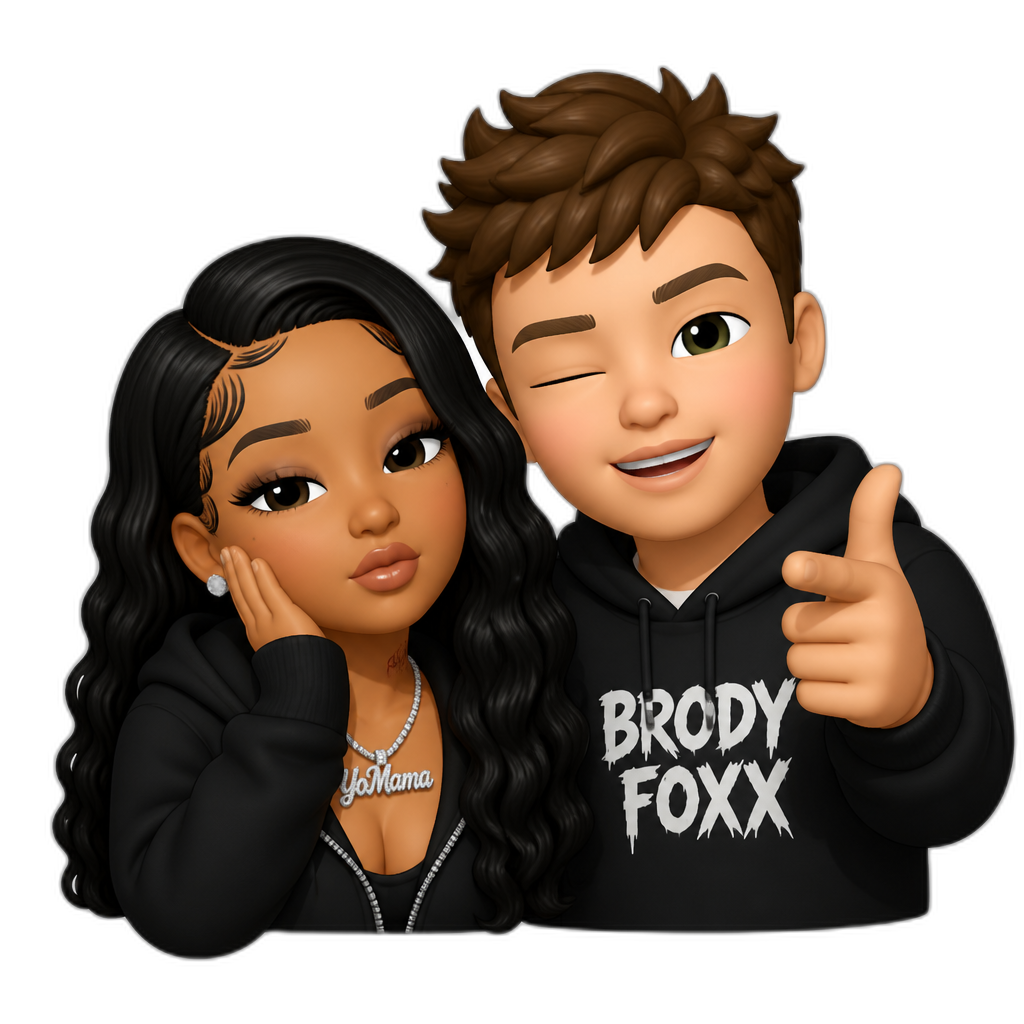 Mariah The Scientist YoMama, with Brody Foxx - AI generated emoji