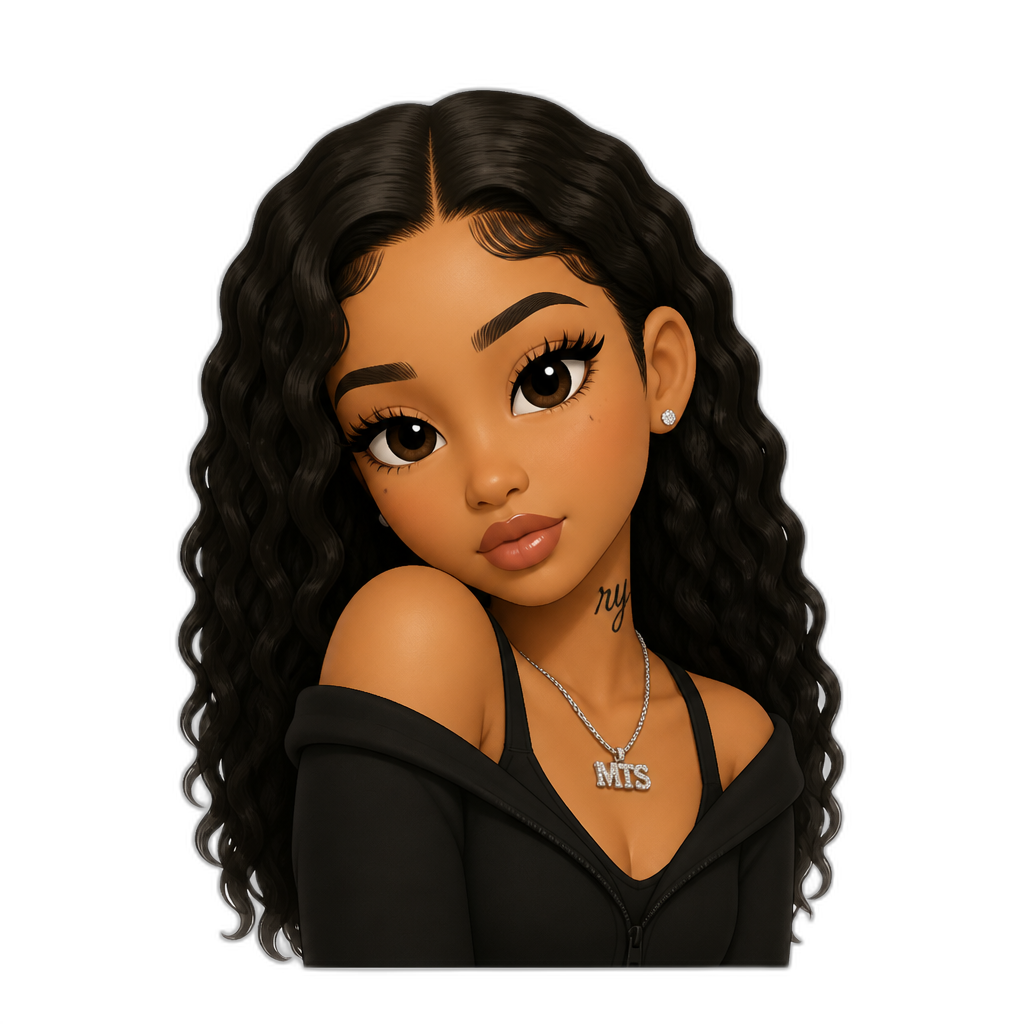 Mariah The Scientist Pixar - AI generated emoji