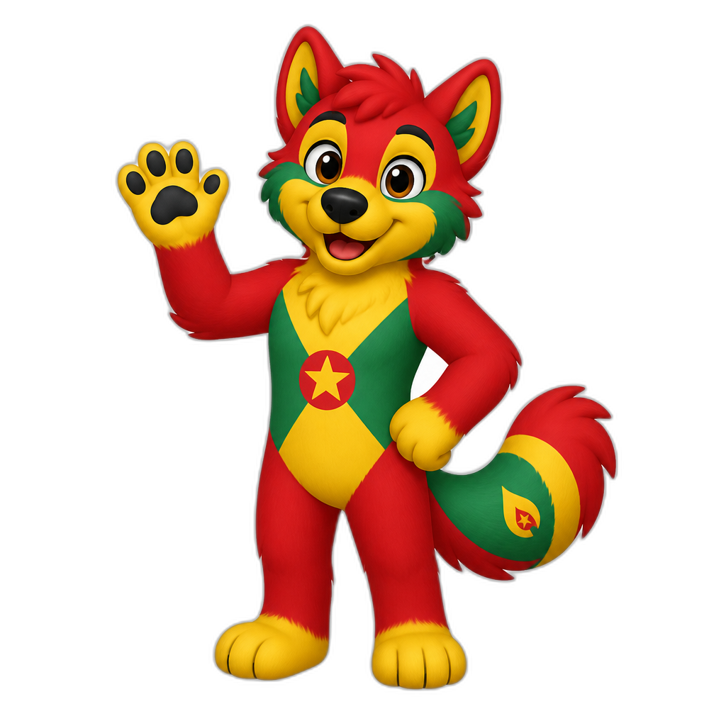 Grenada Furry - AI generated emoji