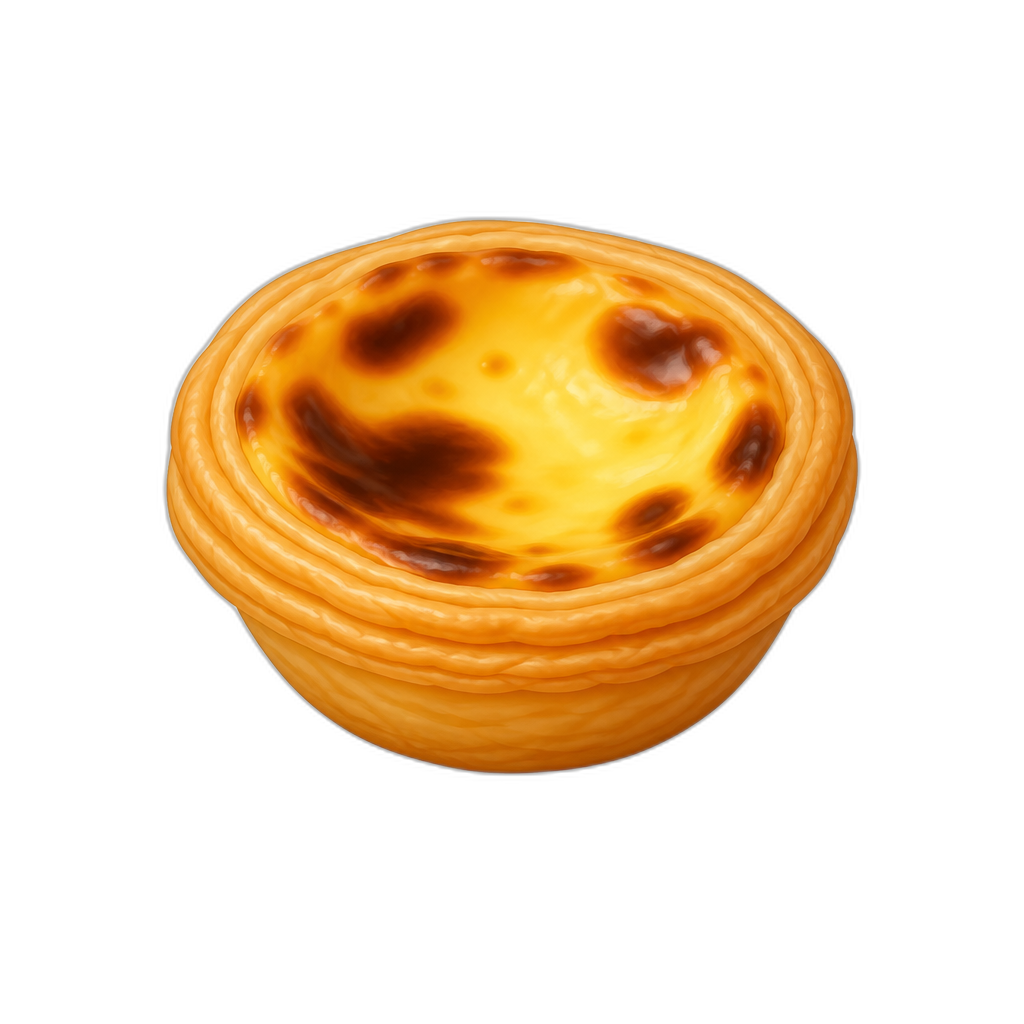 pastel de nata - AI generated emoji