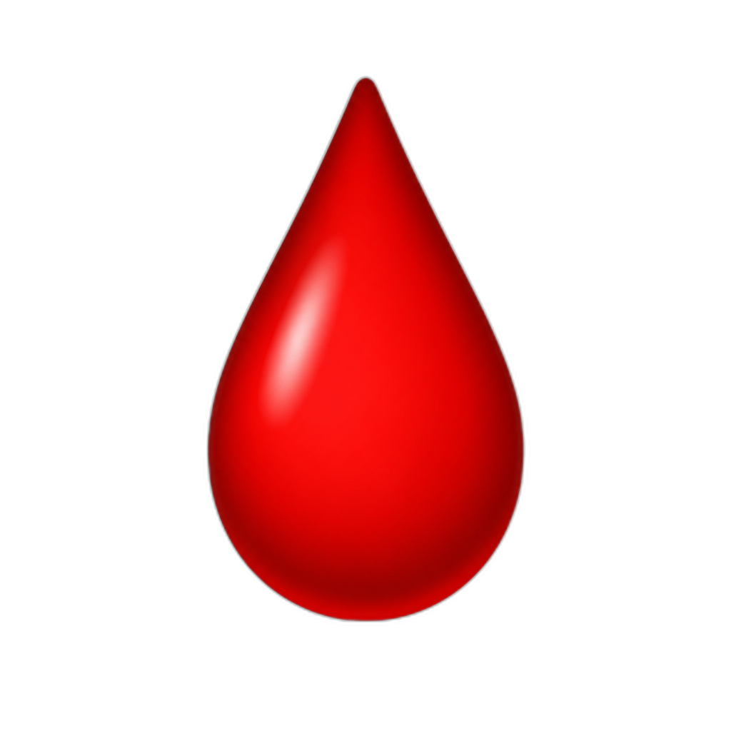 Drop of Blood - AI generated emoji
