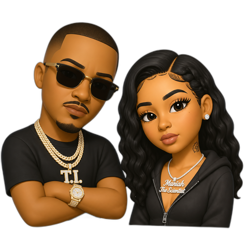 T.I. and Mariah The Scientist - AI generated emoji