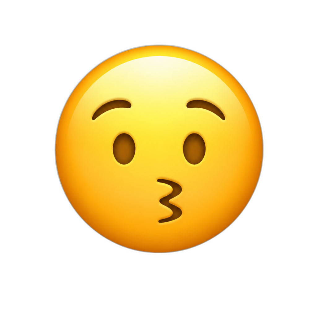 Kissy face - AI generated emoji