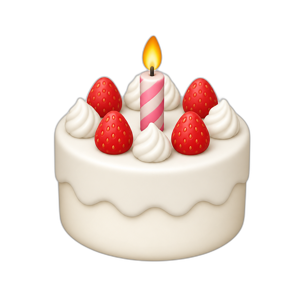 Cake - AI generated emoji