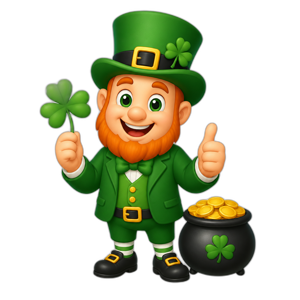 st patrick - AI generated emoji