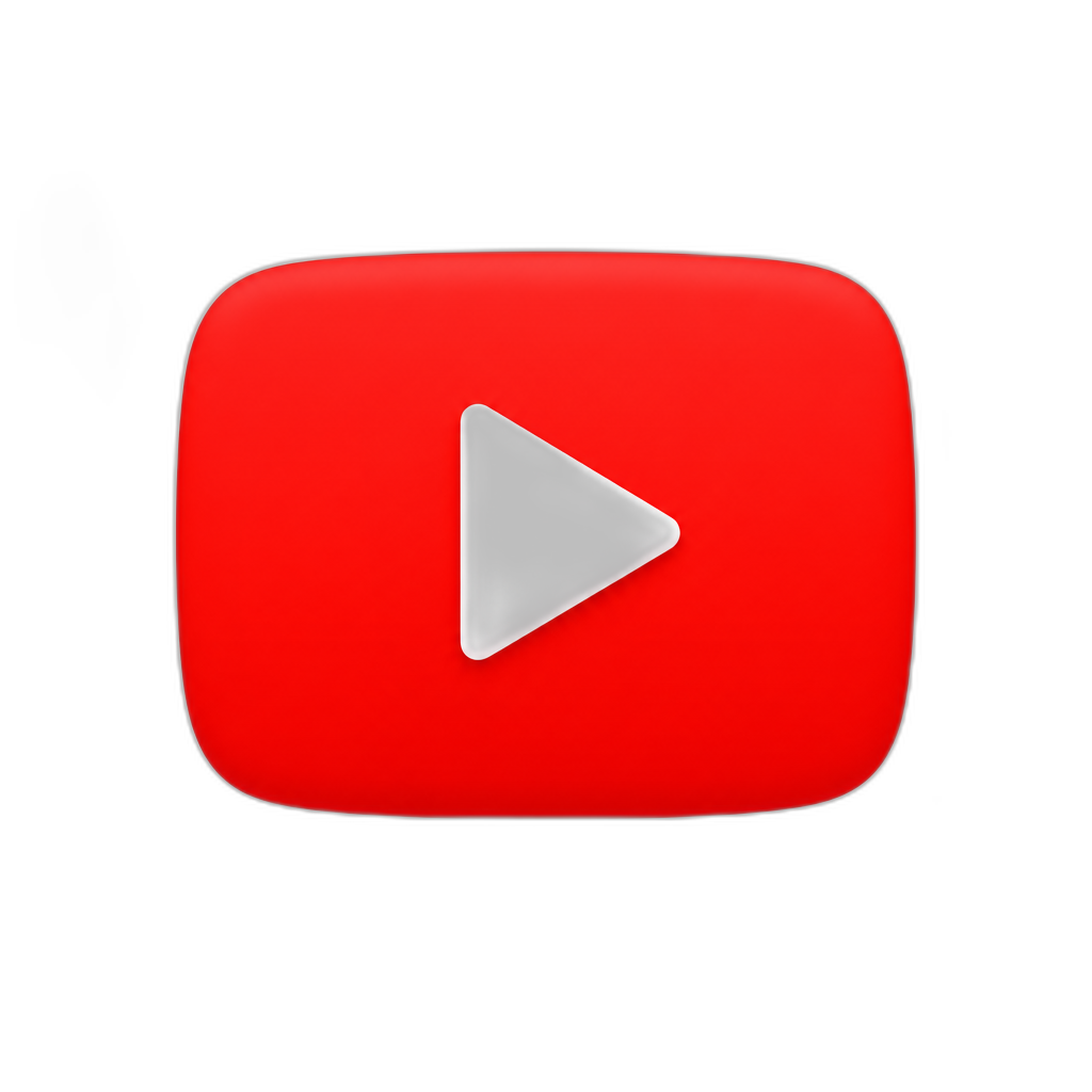 Youtube logo - AI generated emoji