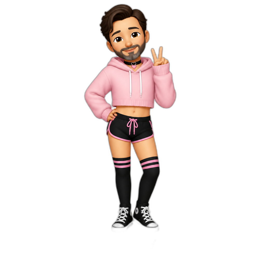 Famboy 45 years old - AI generated emoji