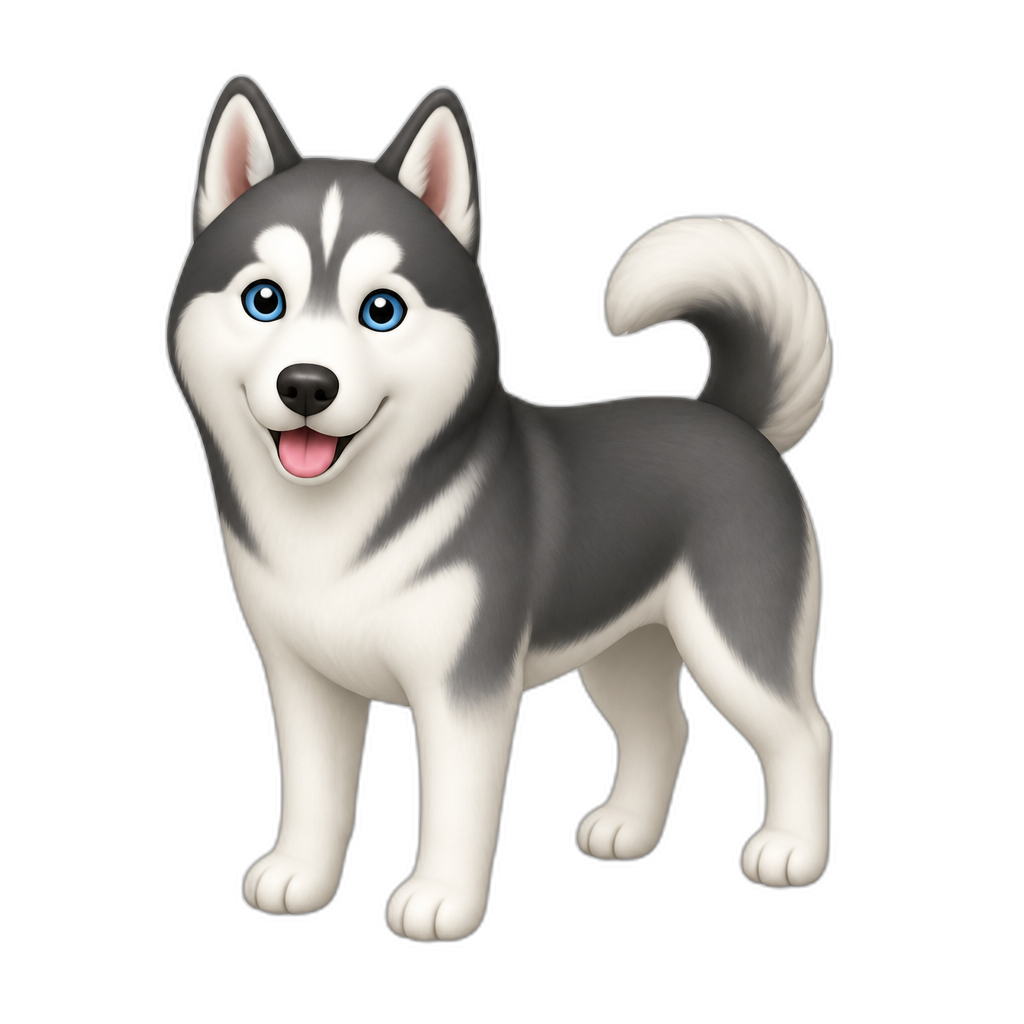 Husky - AI generated emoji
