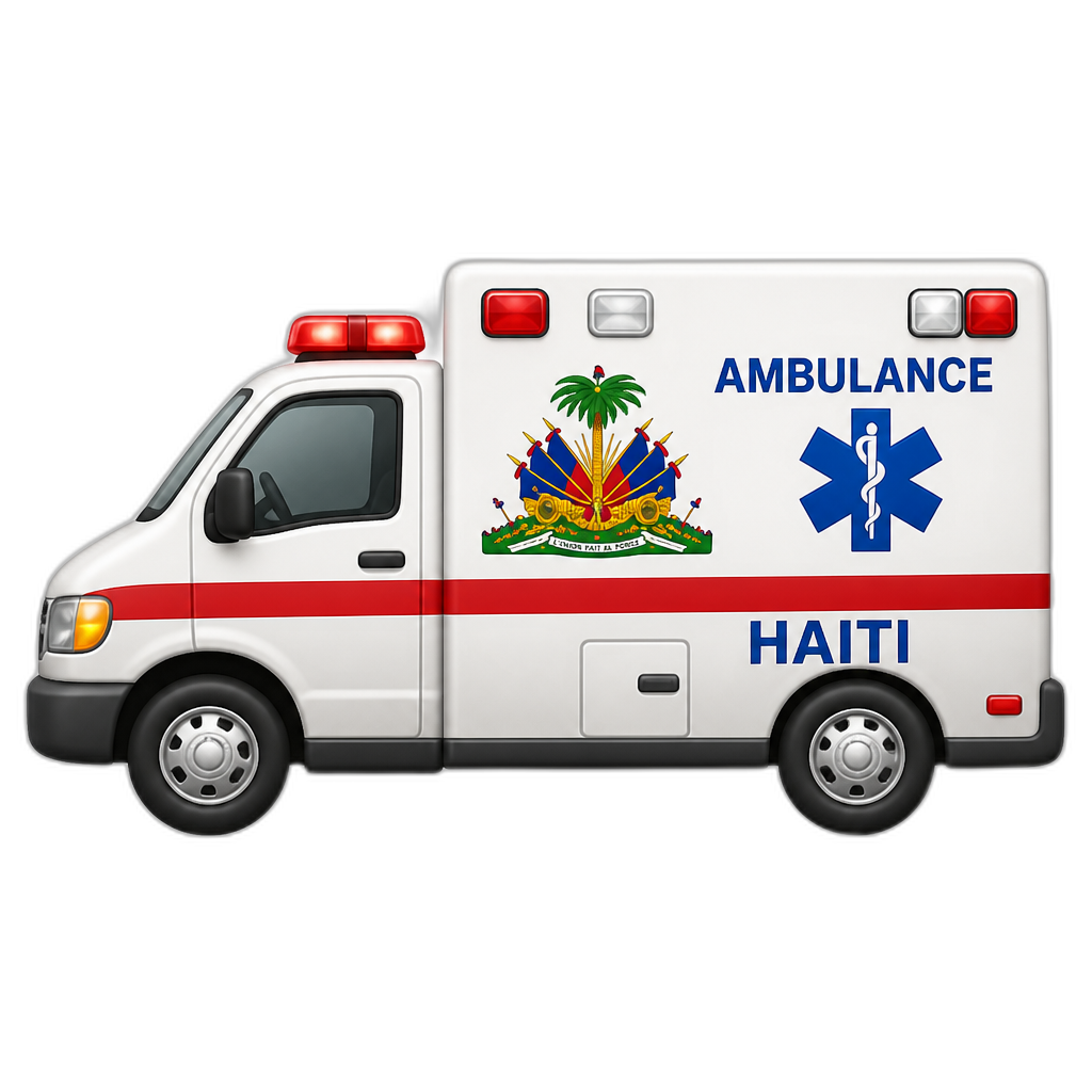 Haiti Ambulance - AI generated emoji