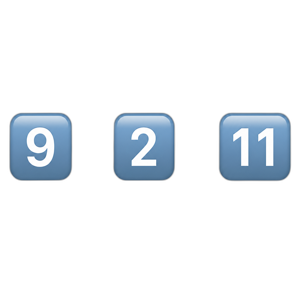 9⃣+2⃣=11⃣ - AI generated emoji